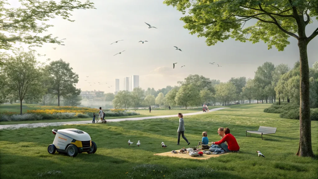 parks robots wildlife tourists