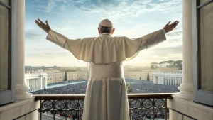 pope vows press peace message