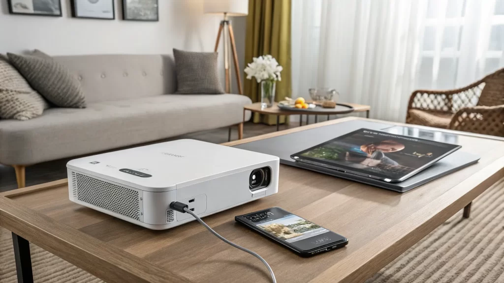 portable projectors get smarter simpler