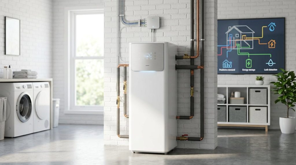 predictive home water heater reservoir