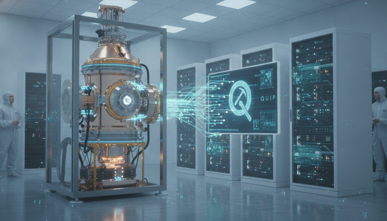 quantum computer mines cryptocurrency faster