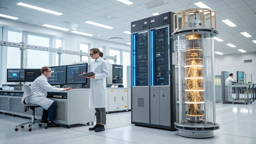 quantum computer time crystal growth