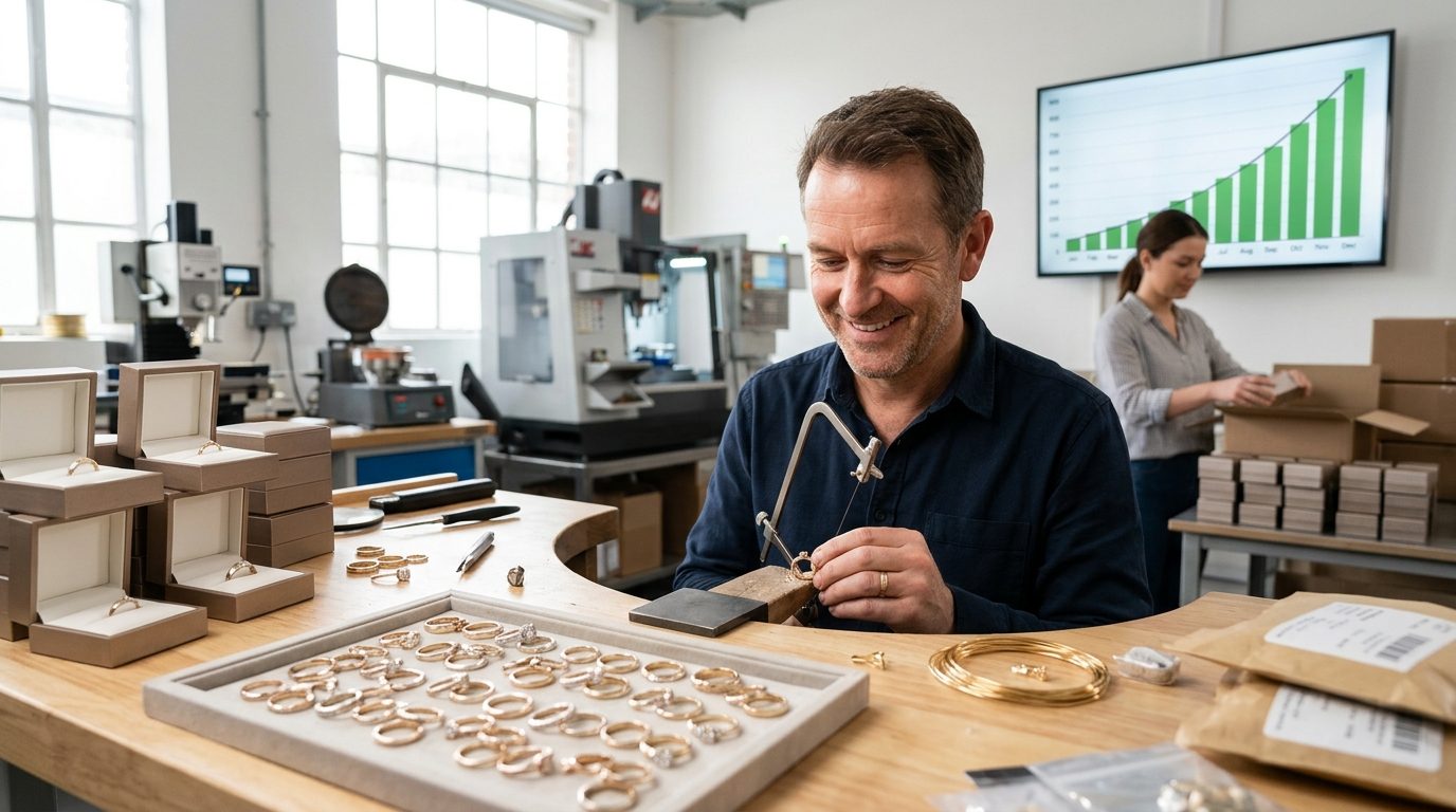ring maker reports revenue growth
