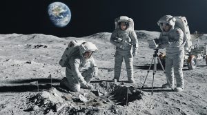 rocket struck moon scientists report