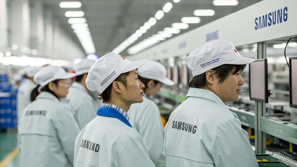 samsung employees approve walkout authorization