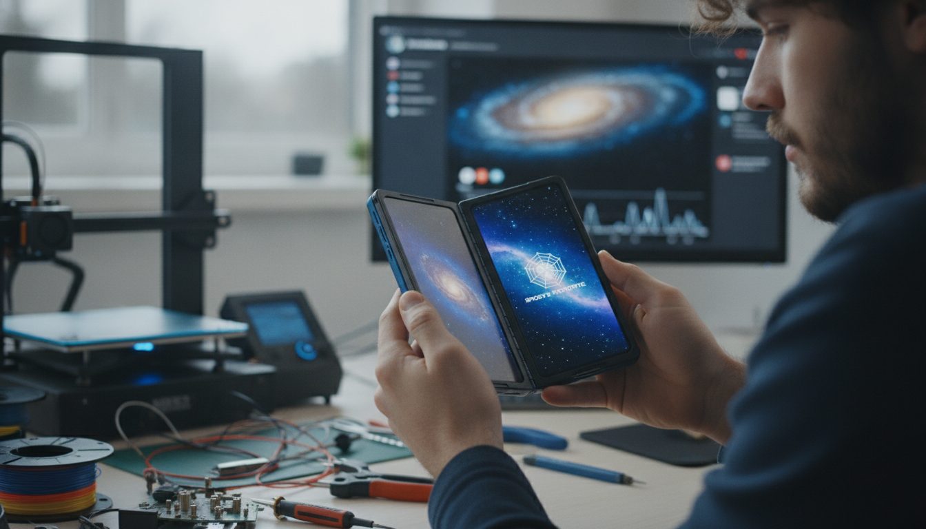 samsung foldable phone 3d print
