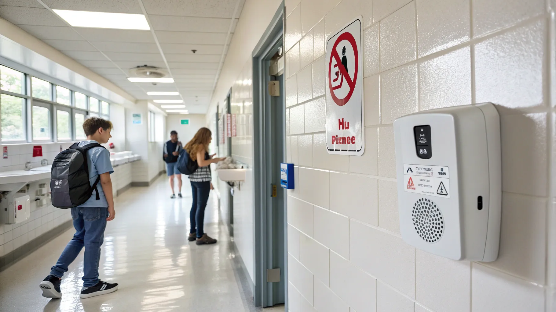 schools install bathroom vape detectors