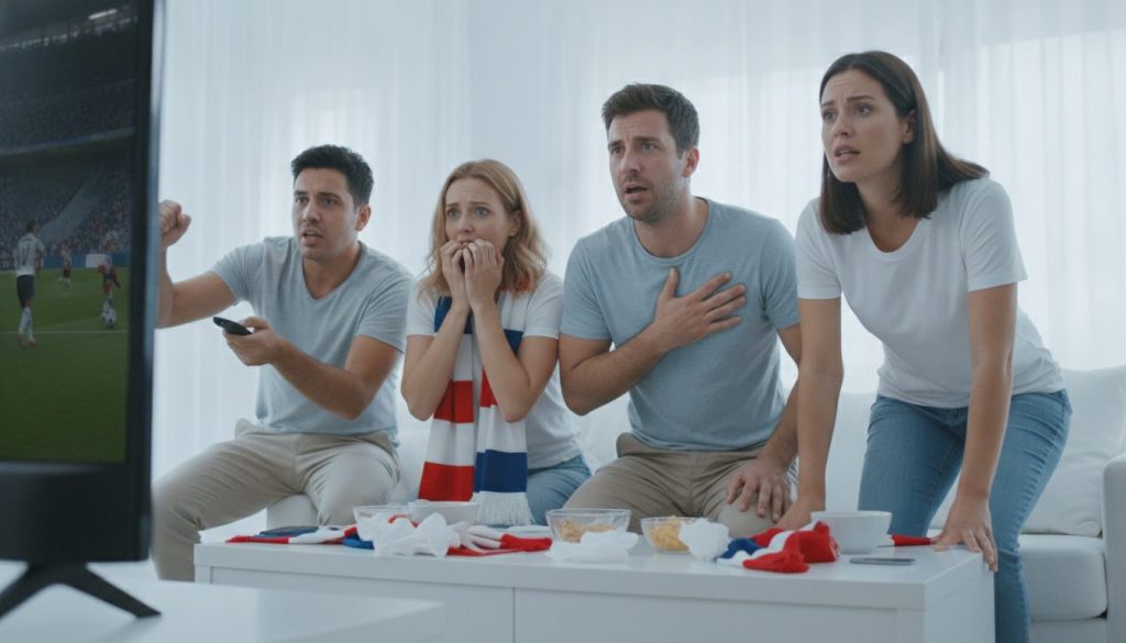 soccer finals increase fan stress