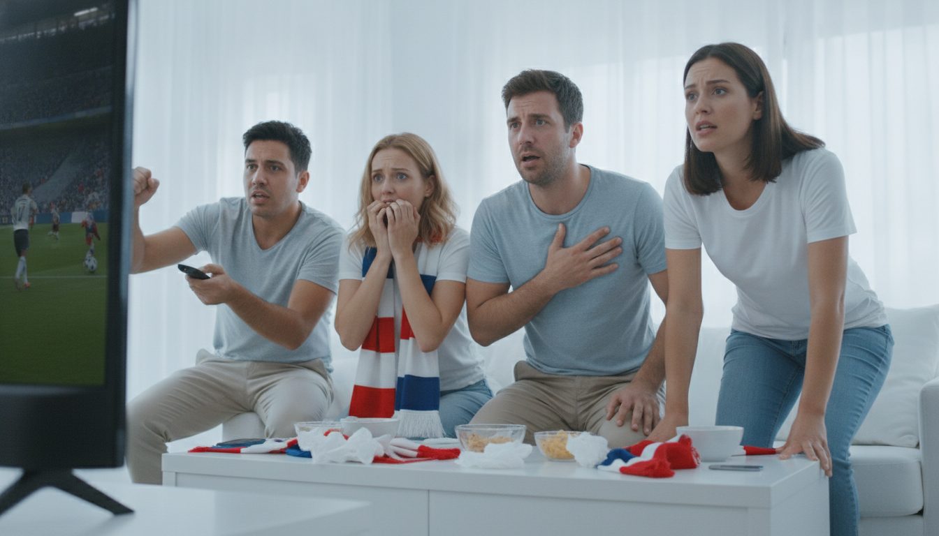 soccer finals increase fan stress