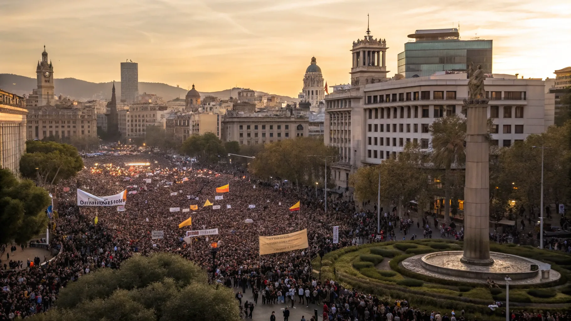 spain protest left faces reckoning