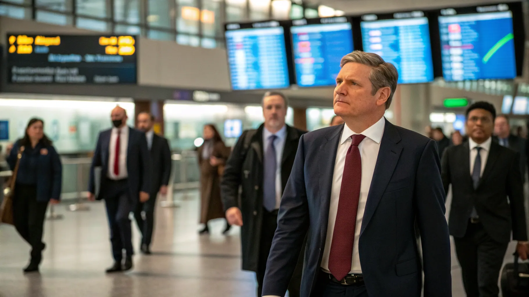 starmer faces leadership questions during trip