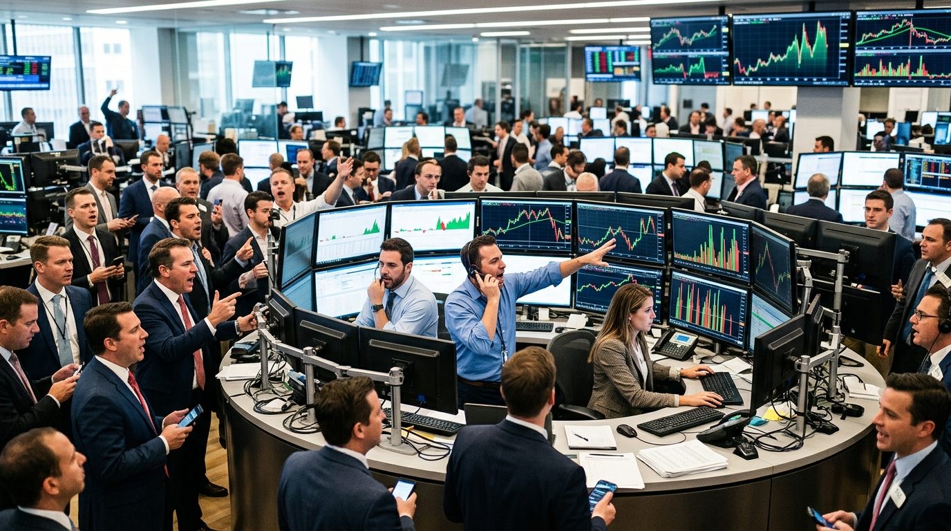 stocks register sharp moves trading