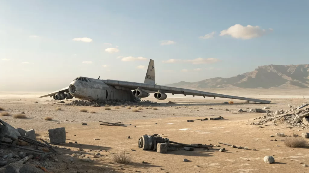 stratofortress crash kills eight california