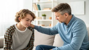 teen safety search notification feature