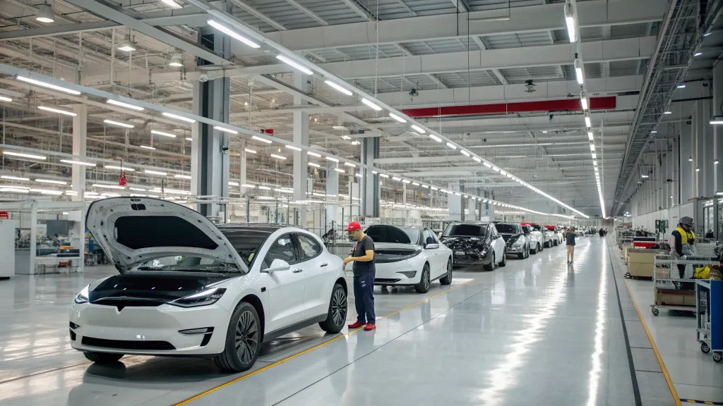 tesla delivery slump guidance issued