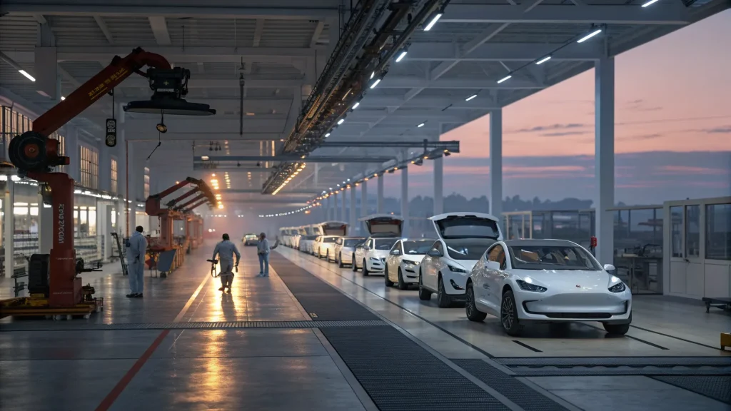 tesla profit decline forty six percent