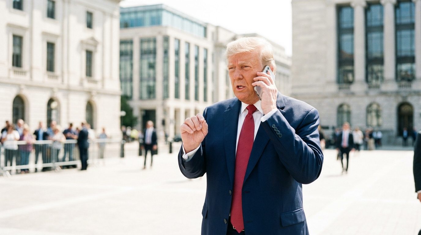 trump calls huang publicly again