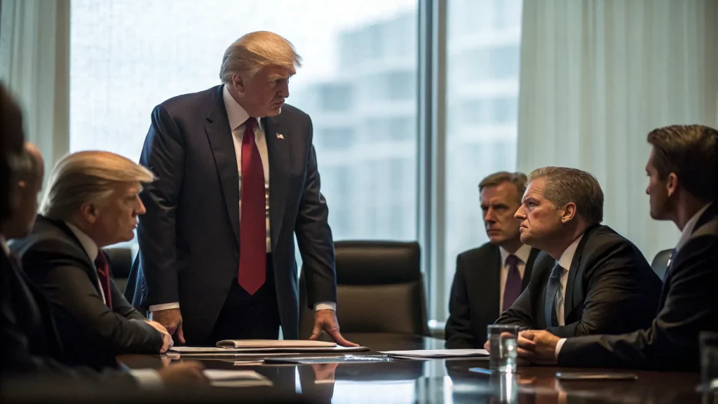 trump clash with corporate america