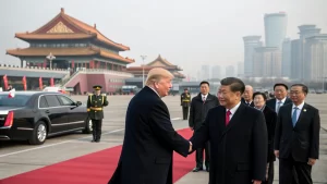 trump presses china market access