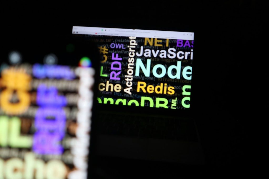 a close up of a computer screen with words on it; Node2Shell vulnerability