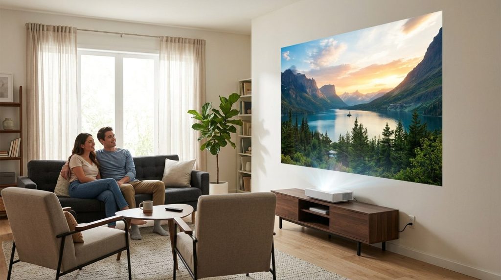 ultra short throw projectors simplify setups