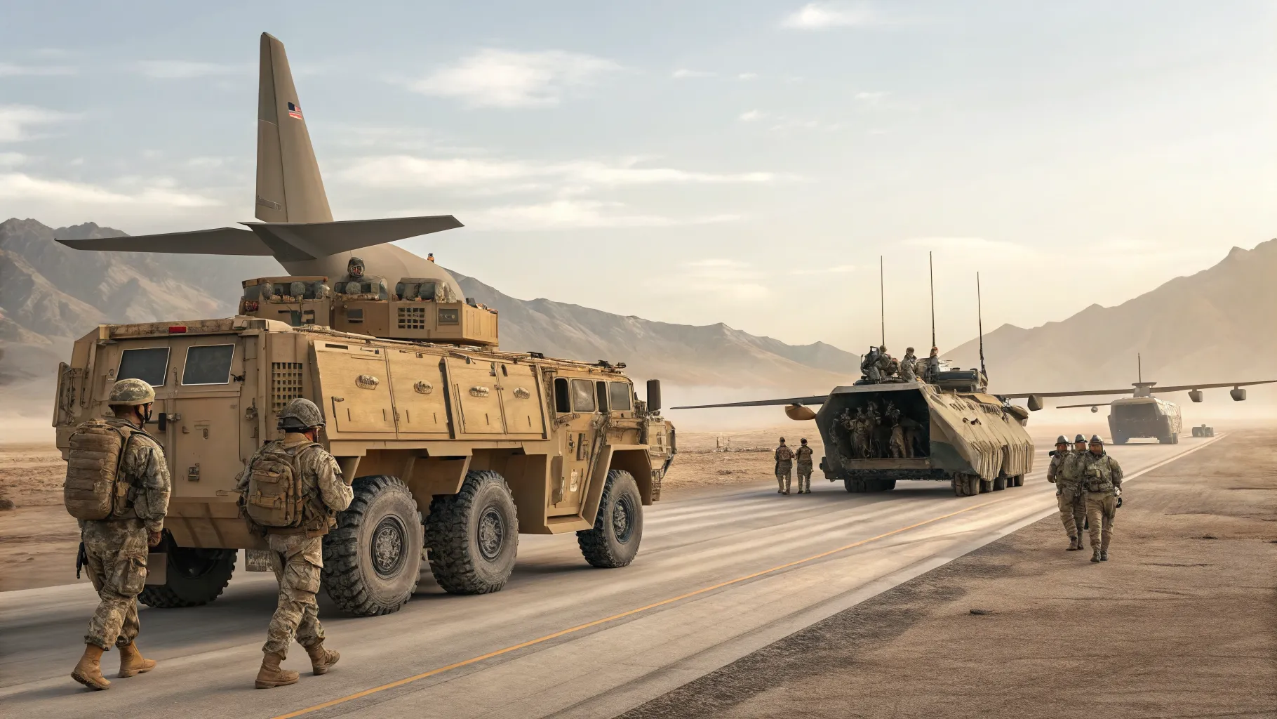 us troop surge iran standoff