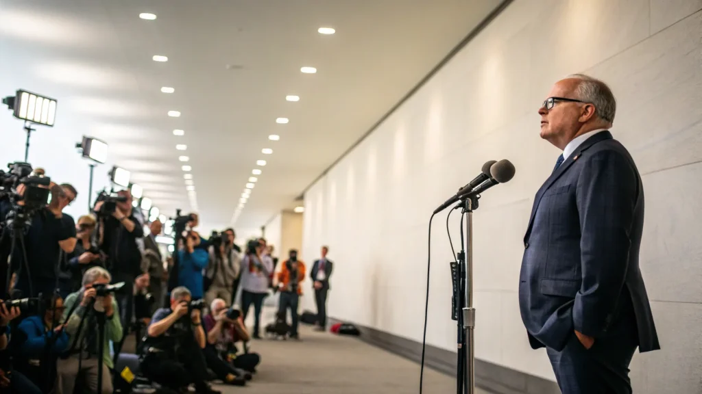 walz schedules press conference scrutiny