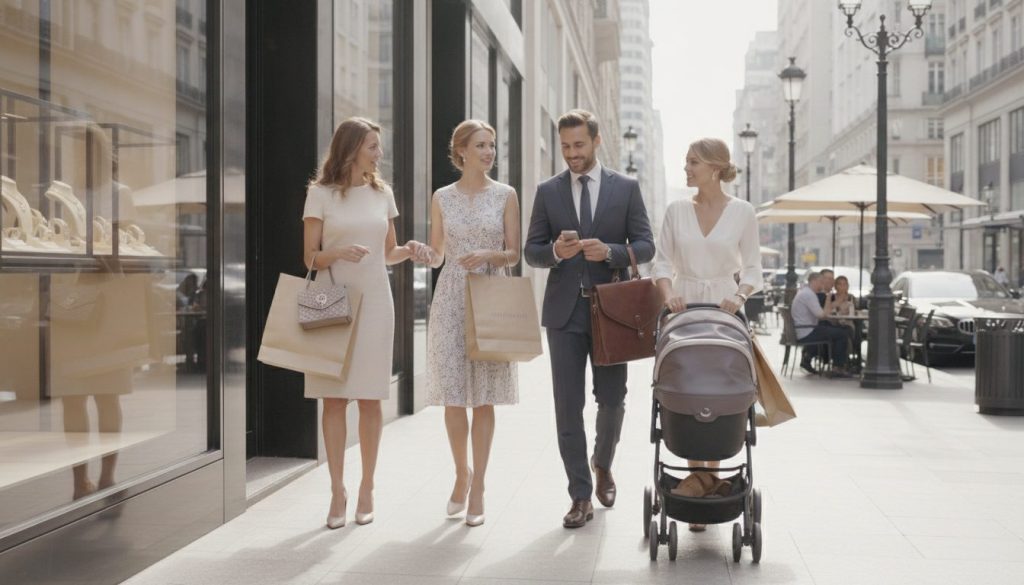 wealthy shoppers prop up economy