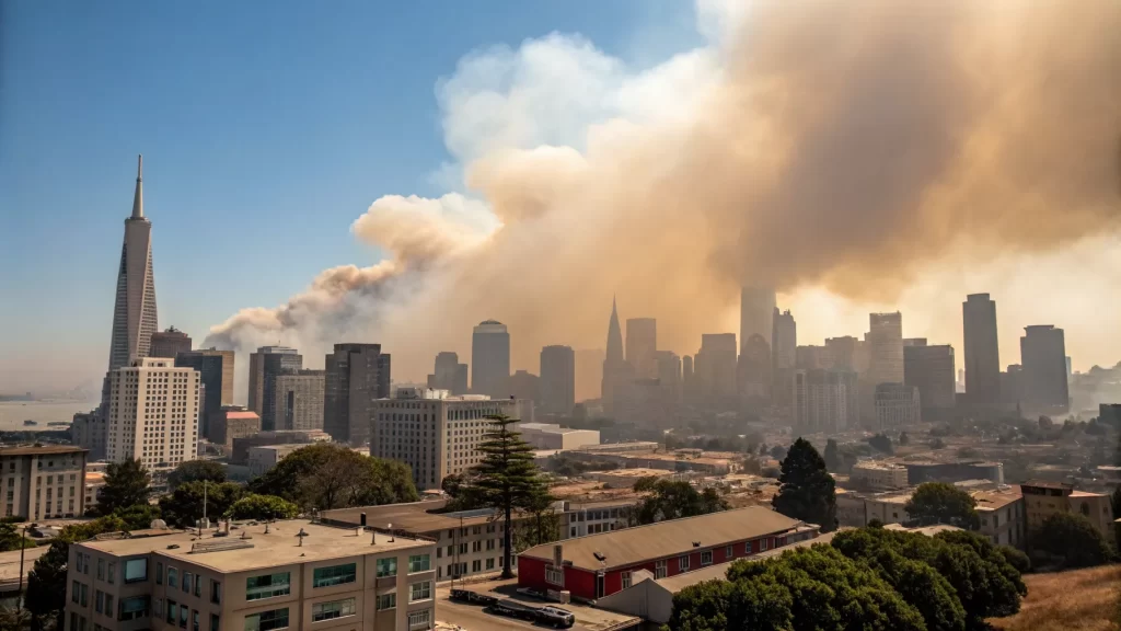 wildfire smoke erodes smog gains