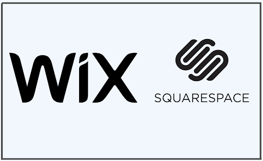 wix and squarespace
