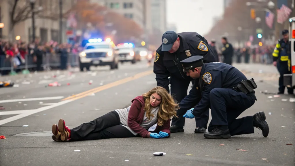 woman injured in float accident