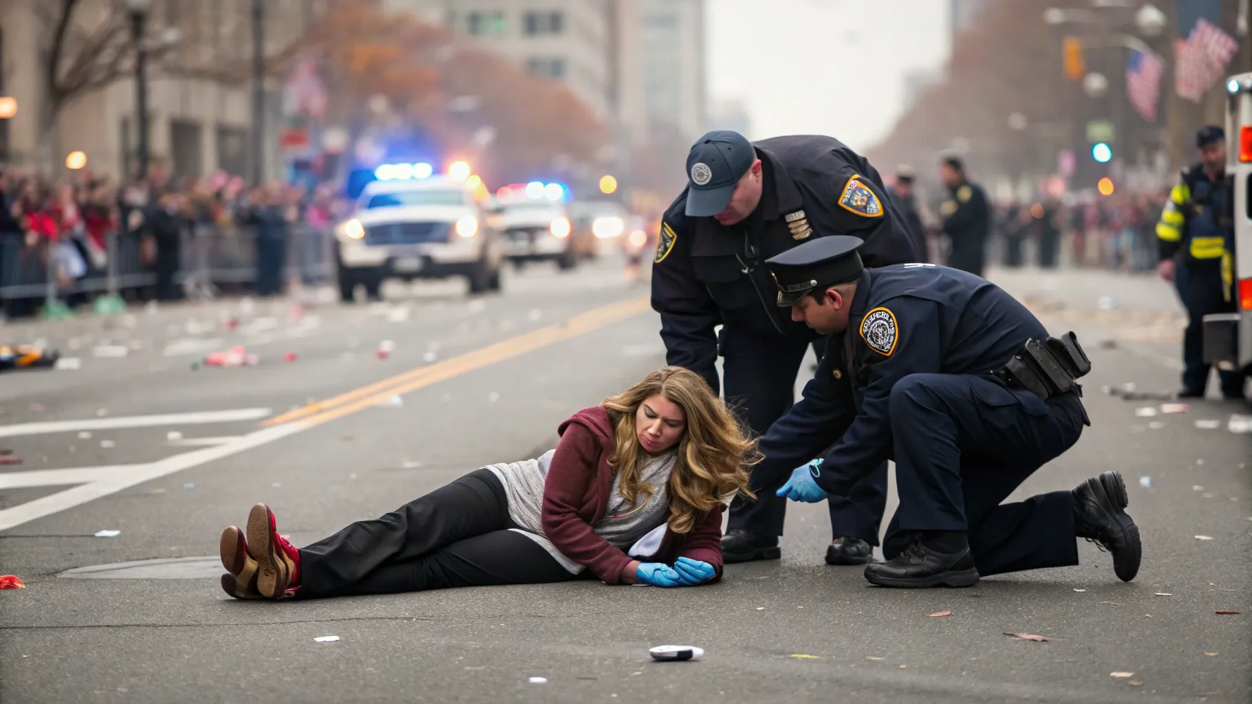 woman injured in float accident