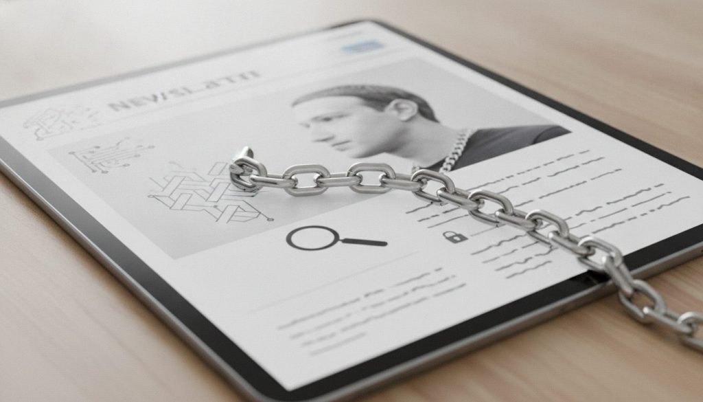 zuckerberg chain newsletter investigation